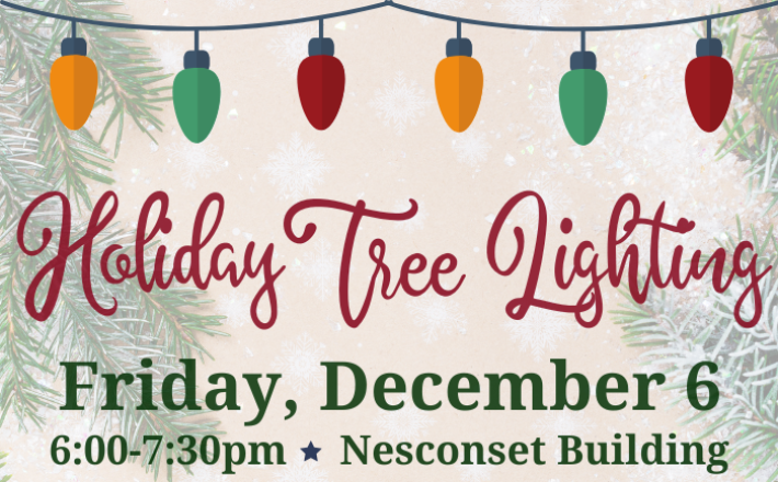 holiday tree lighting friday december 6